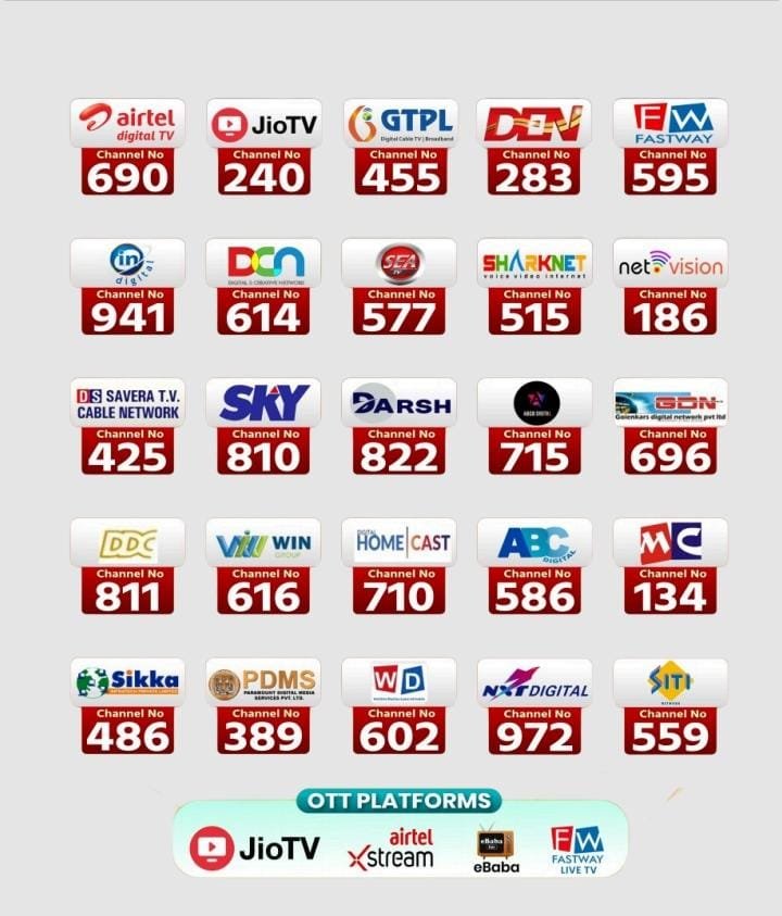 SD Sangam Channel Numbers