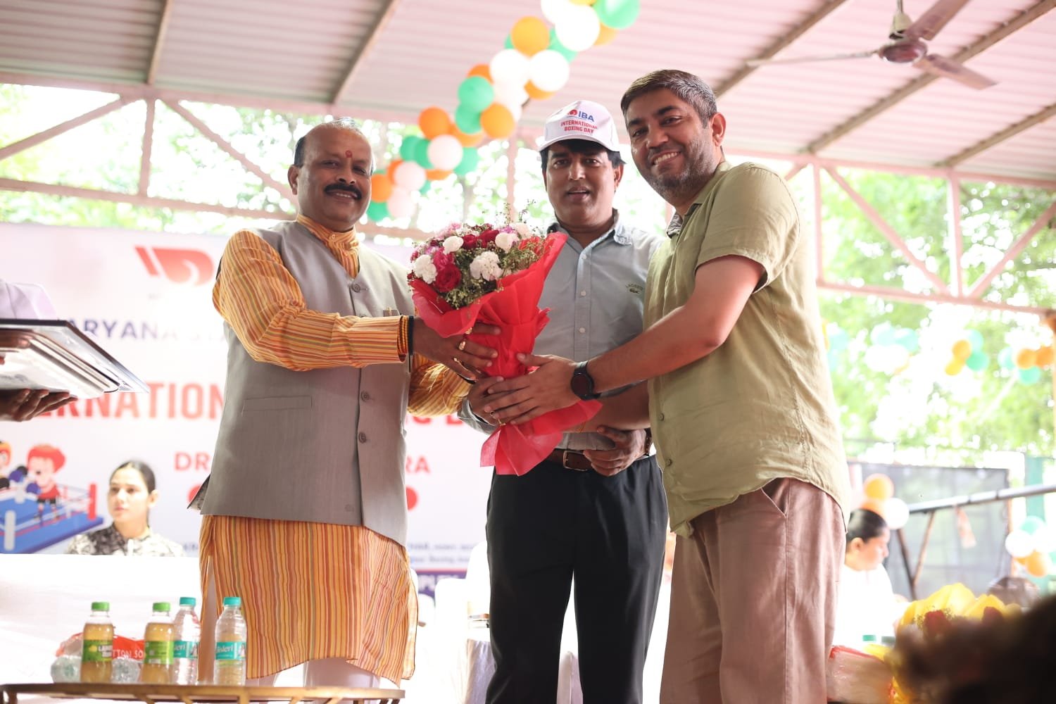 Rakesh Mishra Ji Facilitate SD Sangam @International Boxing Day celebration hosted by IBA