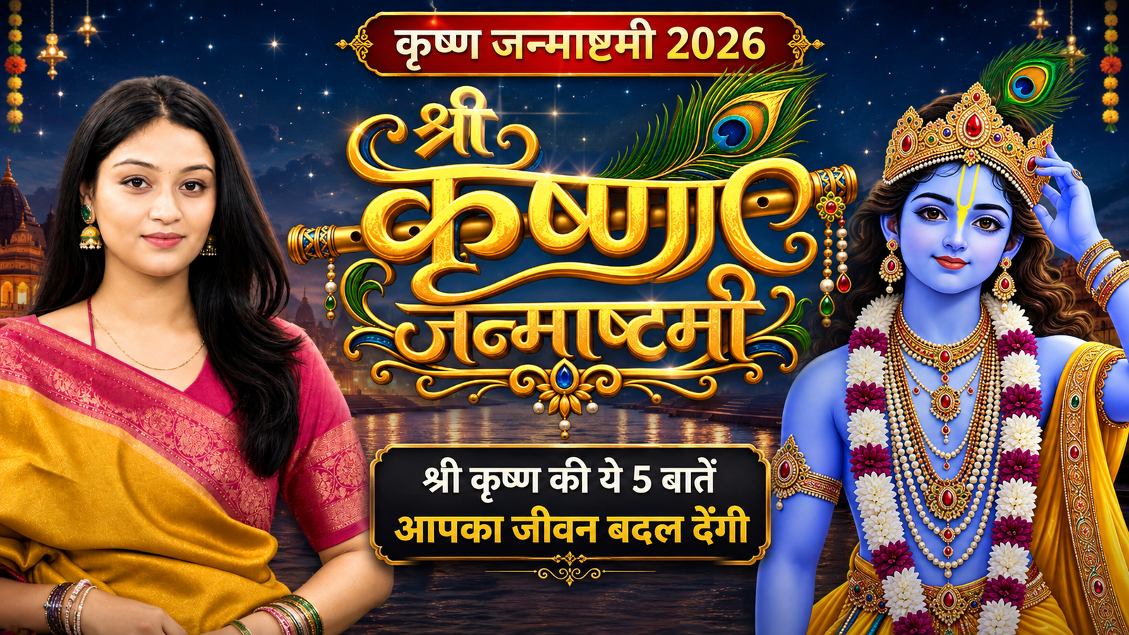 कृष्ण जन्माष्टमी 2026 | श्री कृष्ण की ये 5 बातें आपका जीवन बदल देंगी